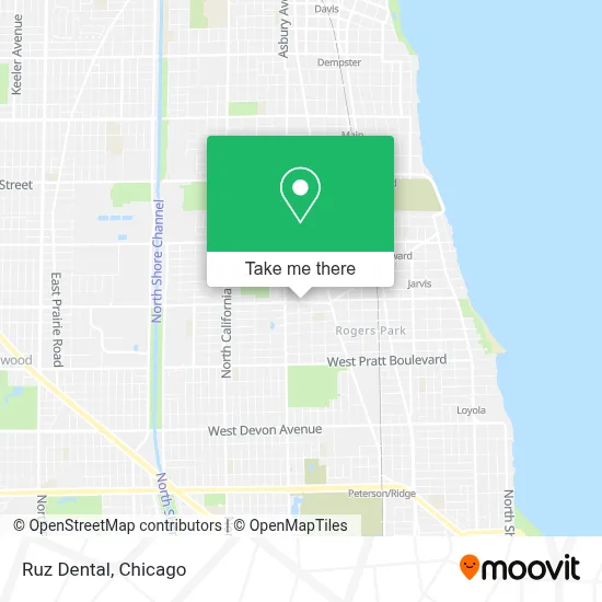 Ruz Dental map