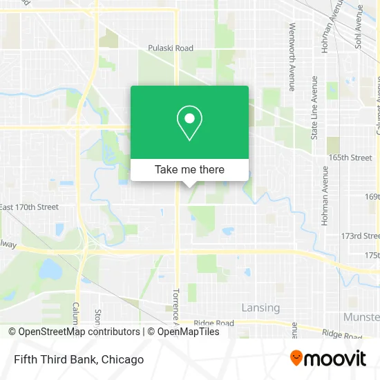 Fifth Third Bank map