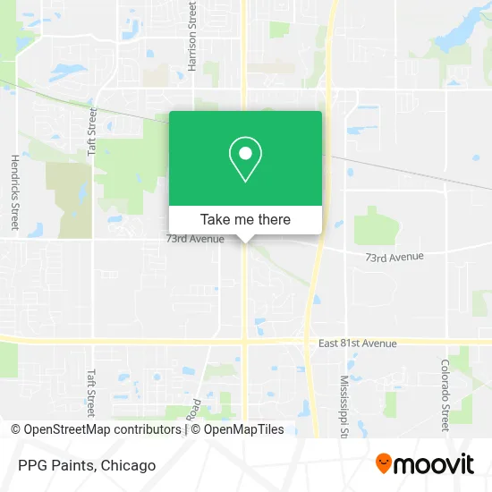 Ppg Paints map