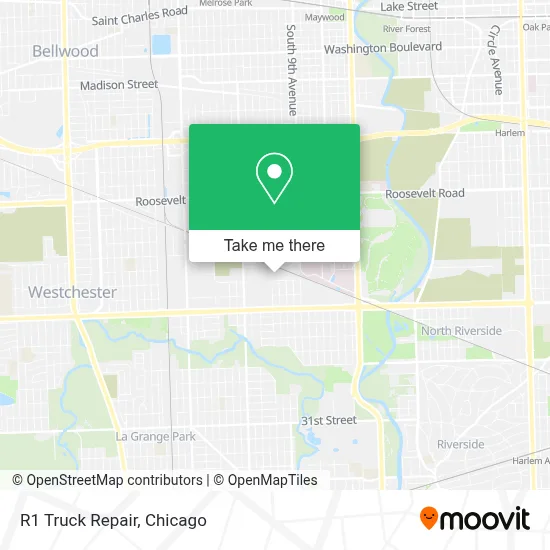 R1 Truck Repair map