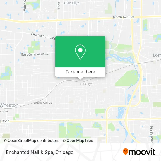 Enchanted Nail & Spa map
