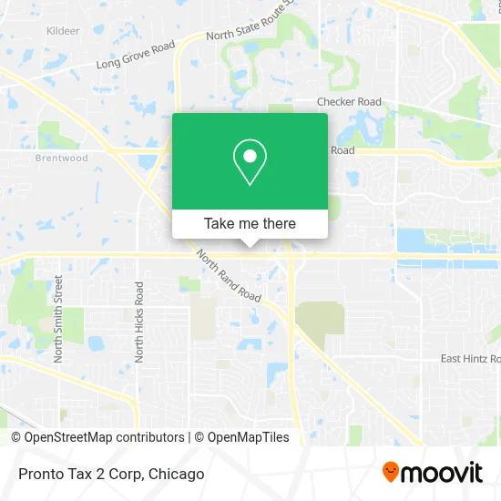 Pronto Tax 2 Corp map