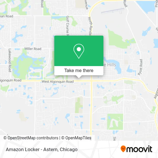 Amazon Locker - Astern map