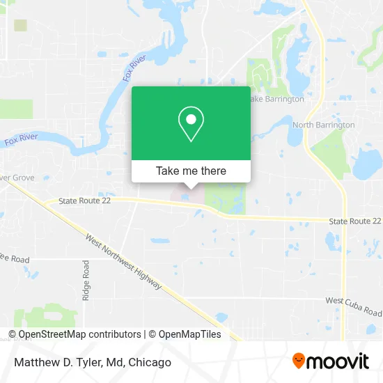Matthew D. Tyler, Md map