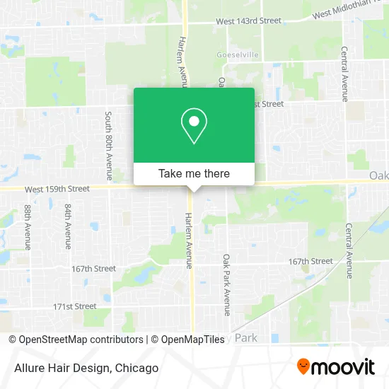 Allure Hair Design map