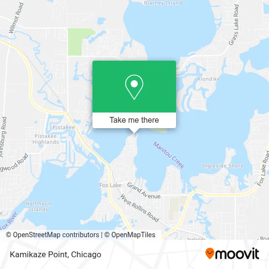 Kamikaze Point map