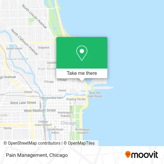Pain Management map
