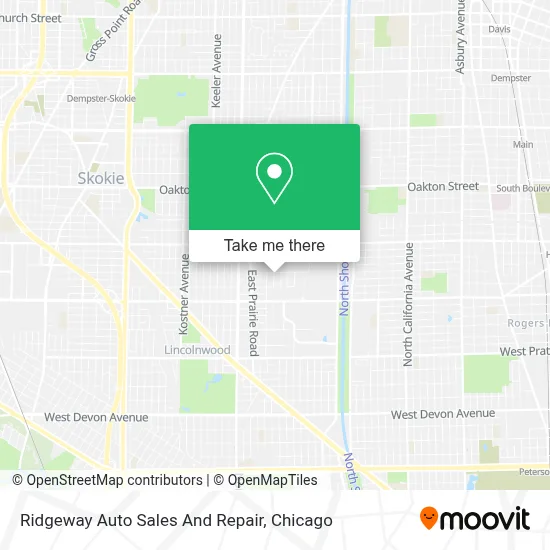 Ridgeway Auto Sales And Repair map