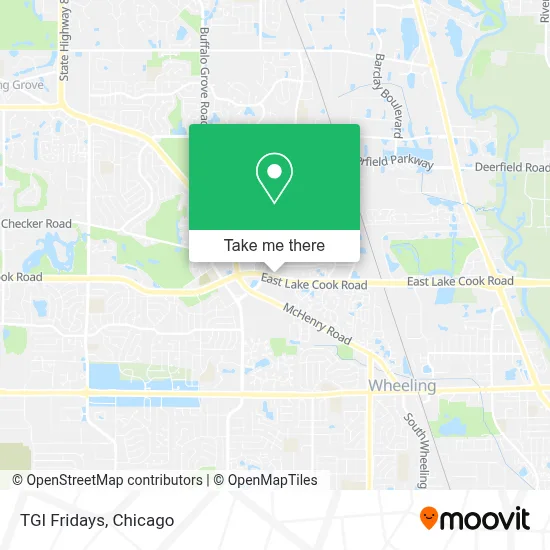 Tgi Fridays map