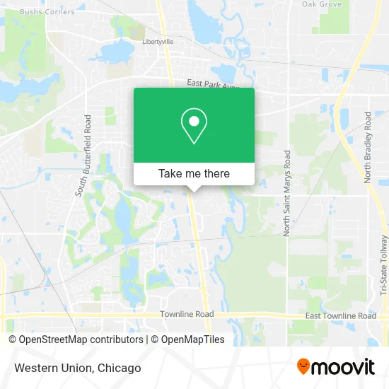 Western Union map