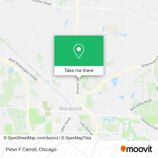 Peter F Carroll map