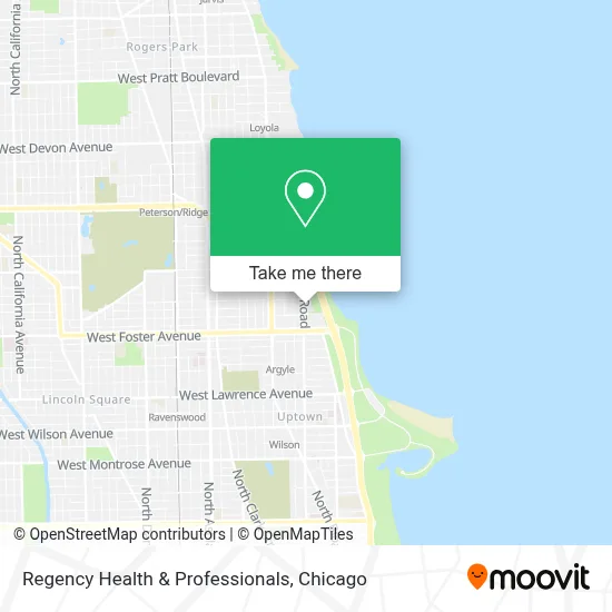 Regency Health & Professionals map