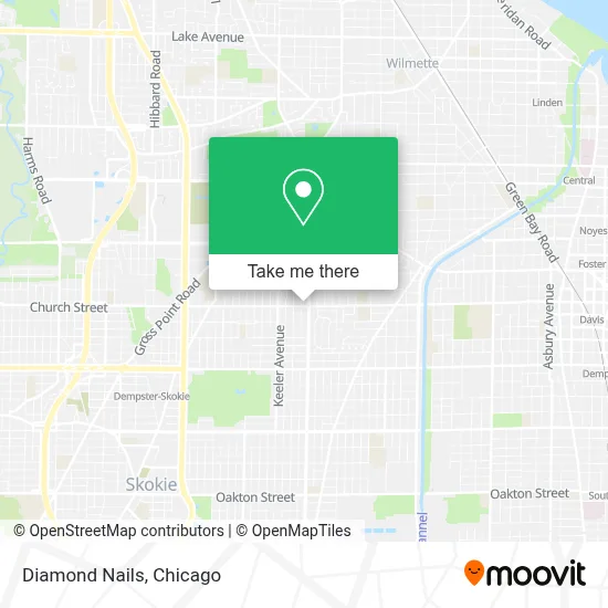 Diamond Nails map