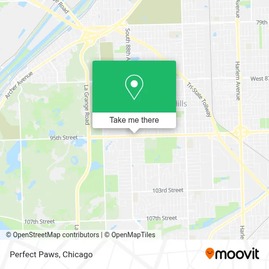 Perfect Paws map