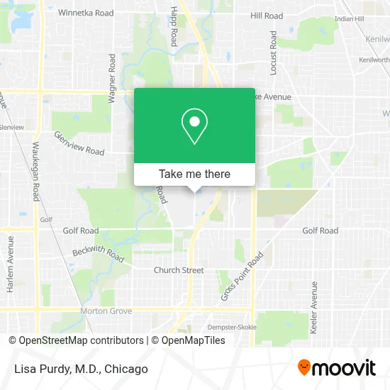 Lisa Purdy, M.D. map