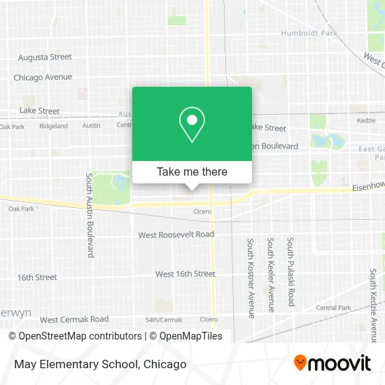May Elementary School map