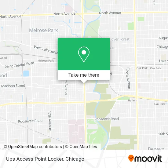 Ups Access Point Locker map