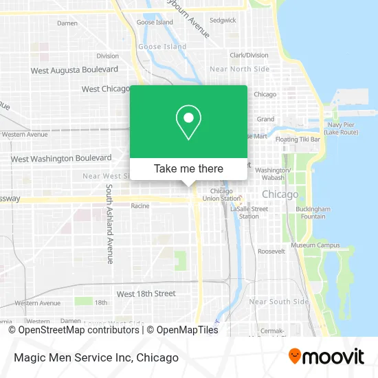Magic Men Service Inc map