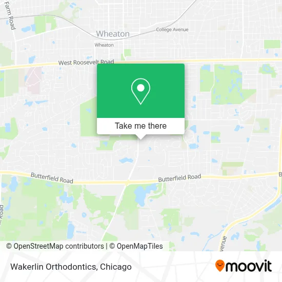 Wakerlin Orthodontics map