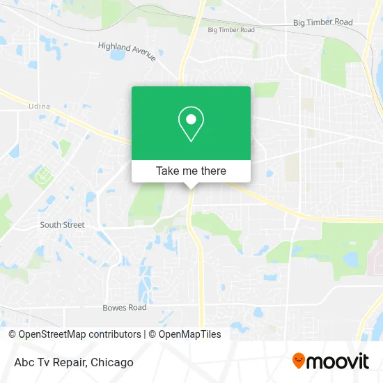Abc Tv Repair map