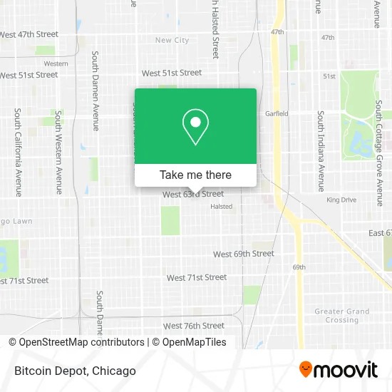 Bitcoin Depot map