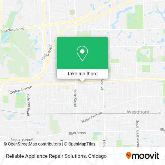 Reliable Appliance Repair Solutions map