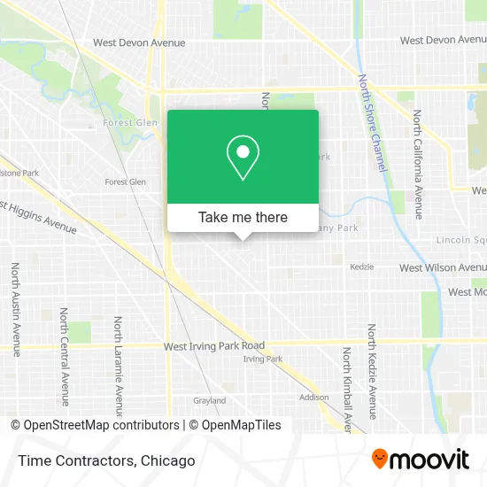 Time Contractors map