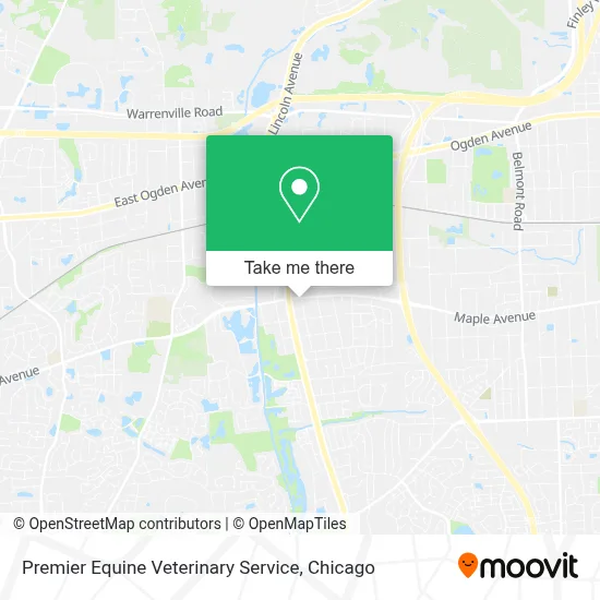 Premier Equine Veterinary Service map