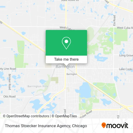 Thomas Stoecker Insurance Agency map