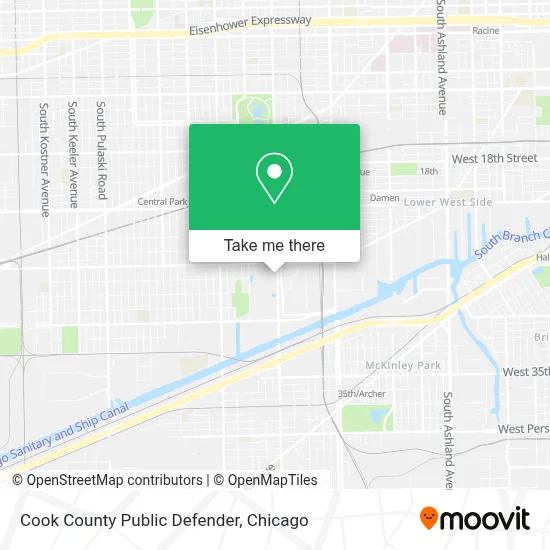 Cook County Public Defender map