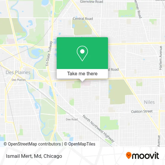 Ismail Mert, Md map