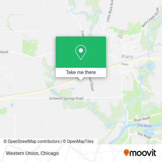 Western Union map