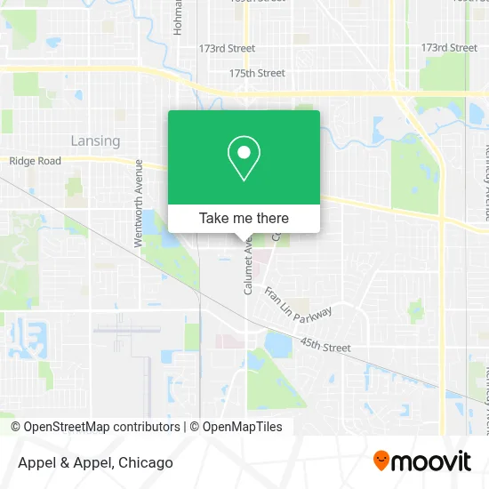 Appel & Appel map