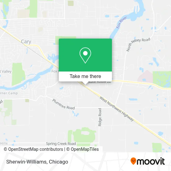Sherwin-Williams map