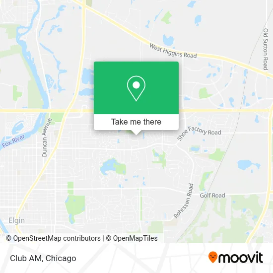 Club AM map