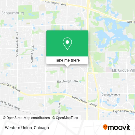 Western Union map