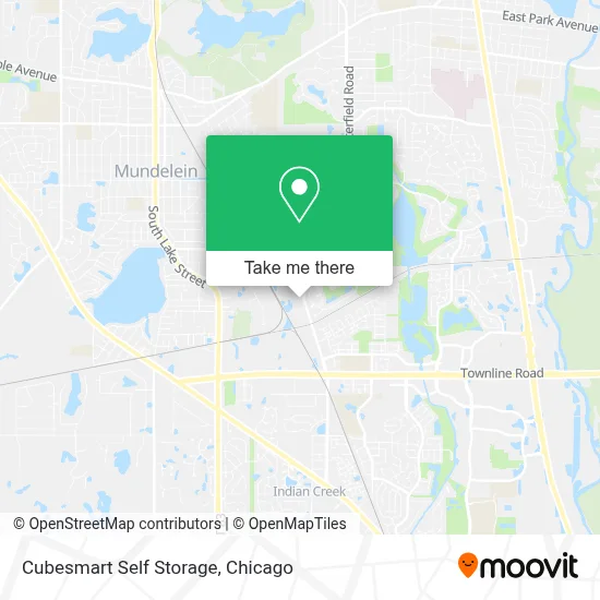 Cubesmart Self Storage map