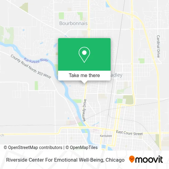 Riverside Center For Emotional Well-Being map