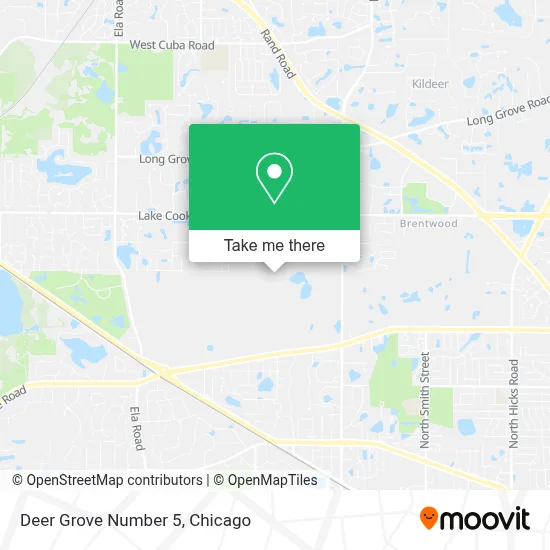 Deer Grove Number 5 map