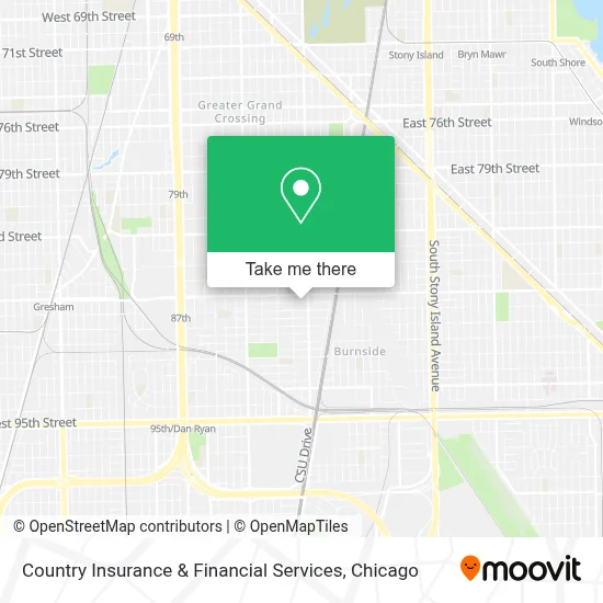 Country Insurance & Financial Services map