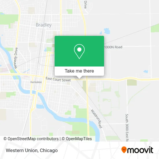 Western Union map