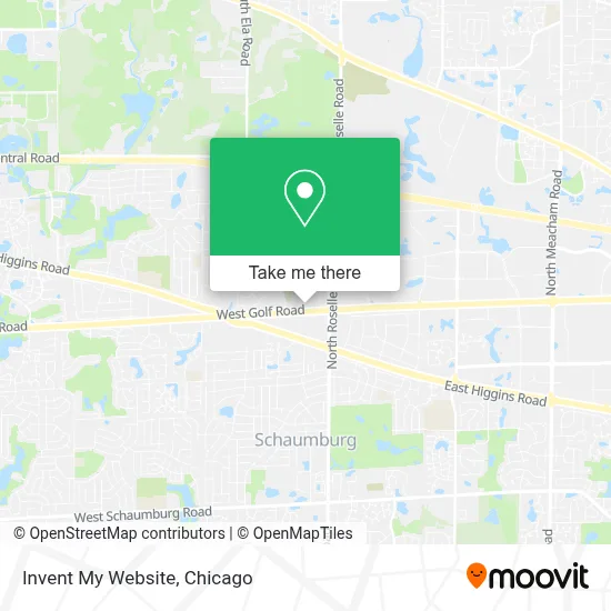 Invent My Website map