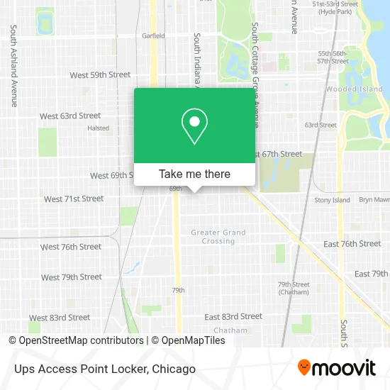 Ups Access Point Locker map