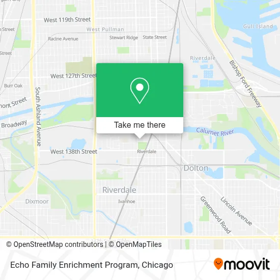 Echo Family Enrichment Program map