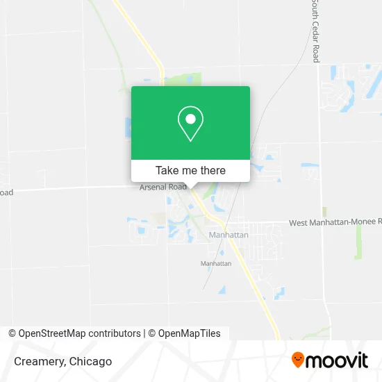 Creamery map