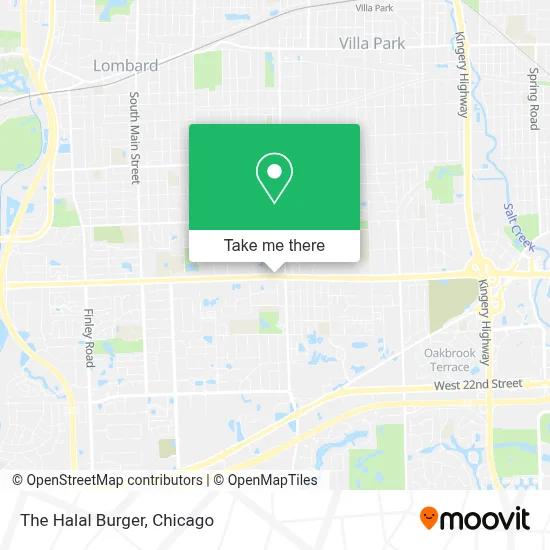 The Halal Burger map