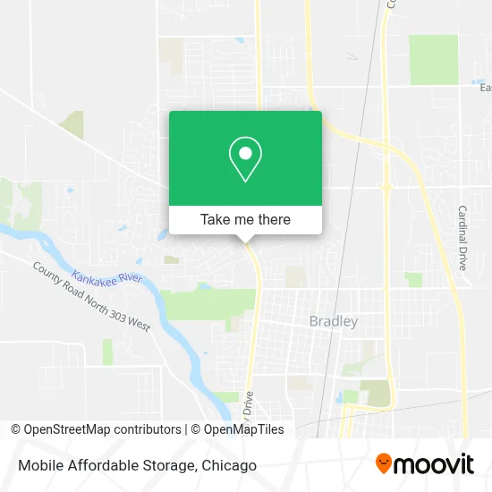 Mobile Affordable Storage map
