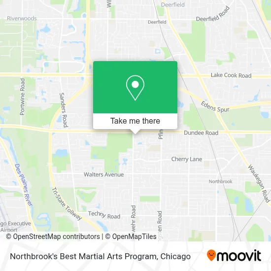 Northbrook's Best Martial Arts Program map