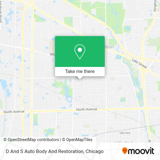 D And S Auto Body And Restoration map