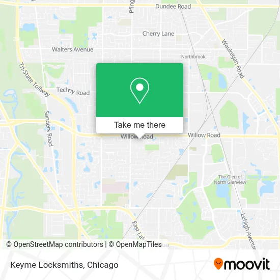 Keyme Locksmiths map